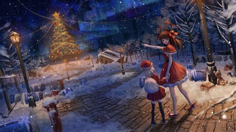 anime holiday wallpaper